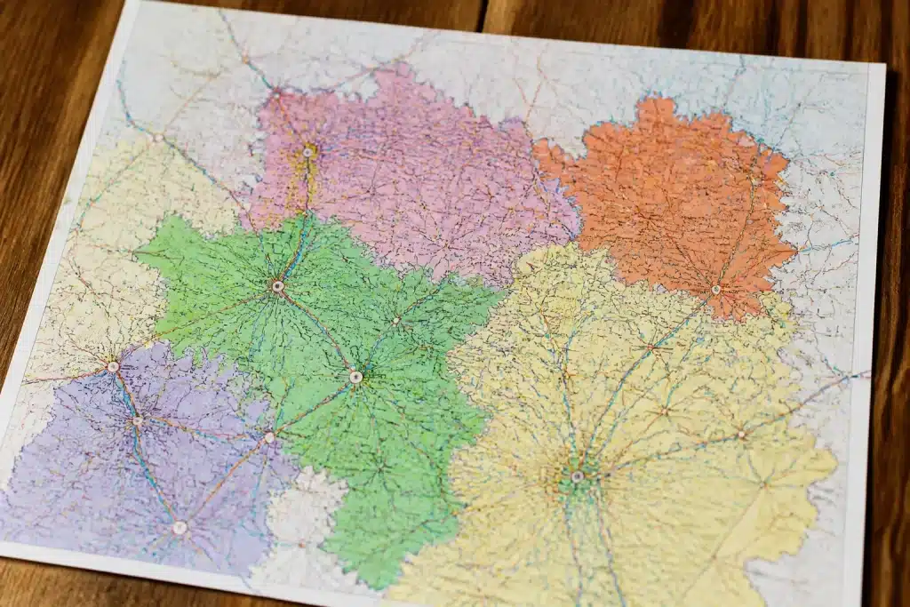 Cartes departements Nièvre Yonne Saône-Loire prix