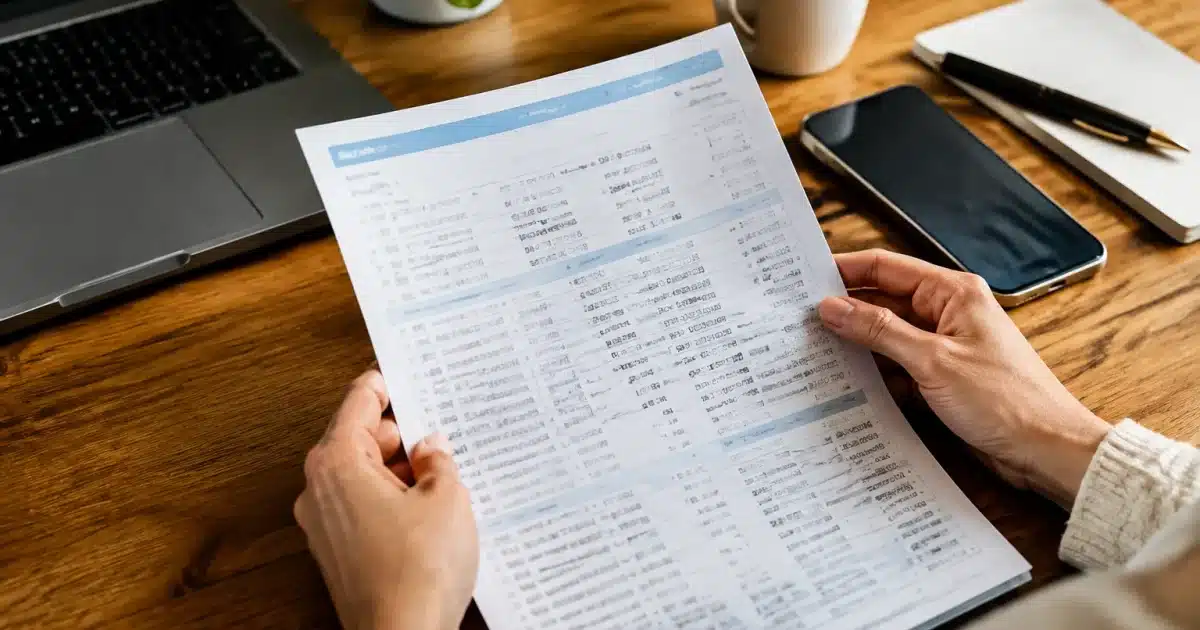 Relevé bancaire papier montrant transactions inutilisées depuis années